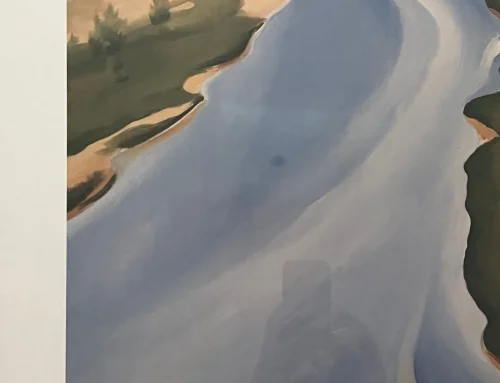 Rivers, inspired by Georgia O’Keefe’s Chama River, Ghost Ranch 1937